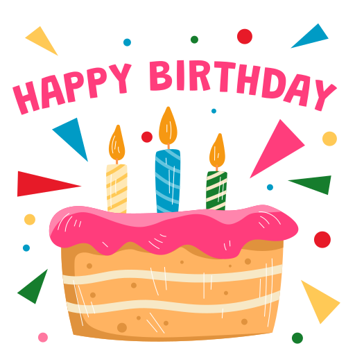 Single-Layer Birthday Cake 🎂 – Virtual Gift for Streamer